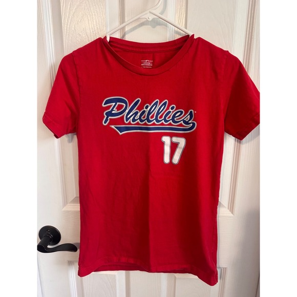 Genuine Merchandise Other - Rhys Hoskins #17 Philadelphia Phillies Youth XL 16/18 Red MLB T Shirt